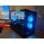 Компютър с Мощният Ryzen 5700G, 16GB, 512SSD, 27' Извит Геймърски Монитор Супер цена!